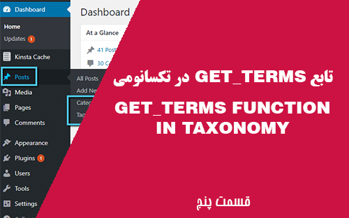 تابع get_terms در تکسانومی / Taxonomy
