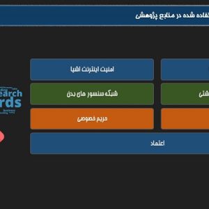 پاورپوینت جهت ارائه مقاله امنیت و اینترنت اشیا